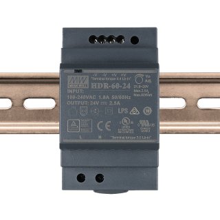 24V  60 Watt Netzteil DIN-Rail