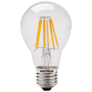 E27  8W LED Filament Birne klar