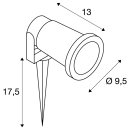 GU10 Garten-Strahler mit Erdspieß