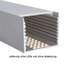 60 x 50mm Alu LED-Profil L-Line 2m silber