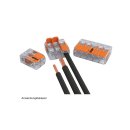 Klemme 4mm² 3-polig mit Hebel 50er-Pack Compact